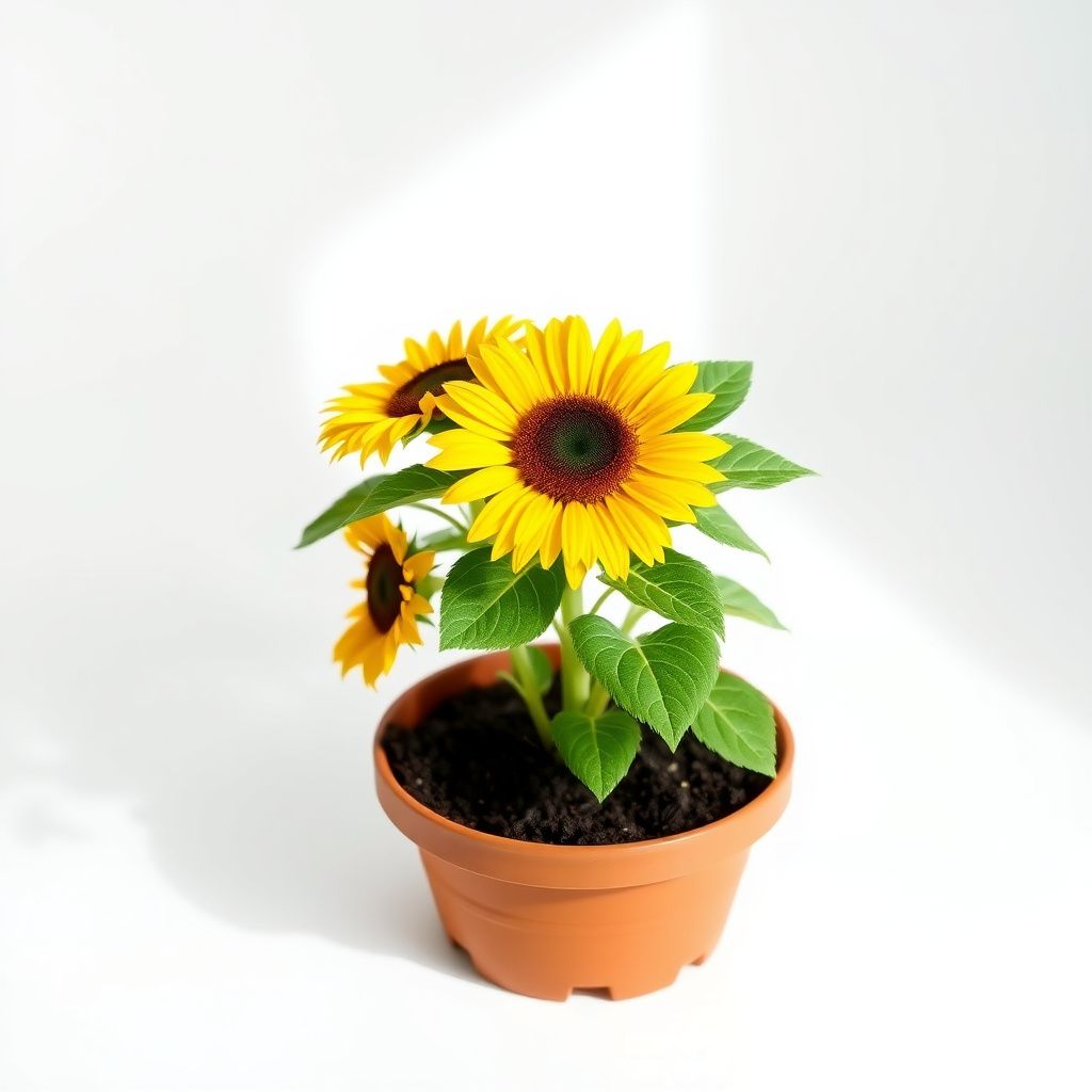 Yellow Bear Sunflowers Flower Seeds Planting Vibrant
