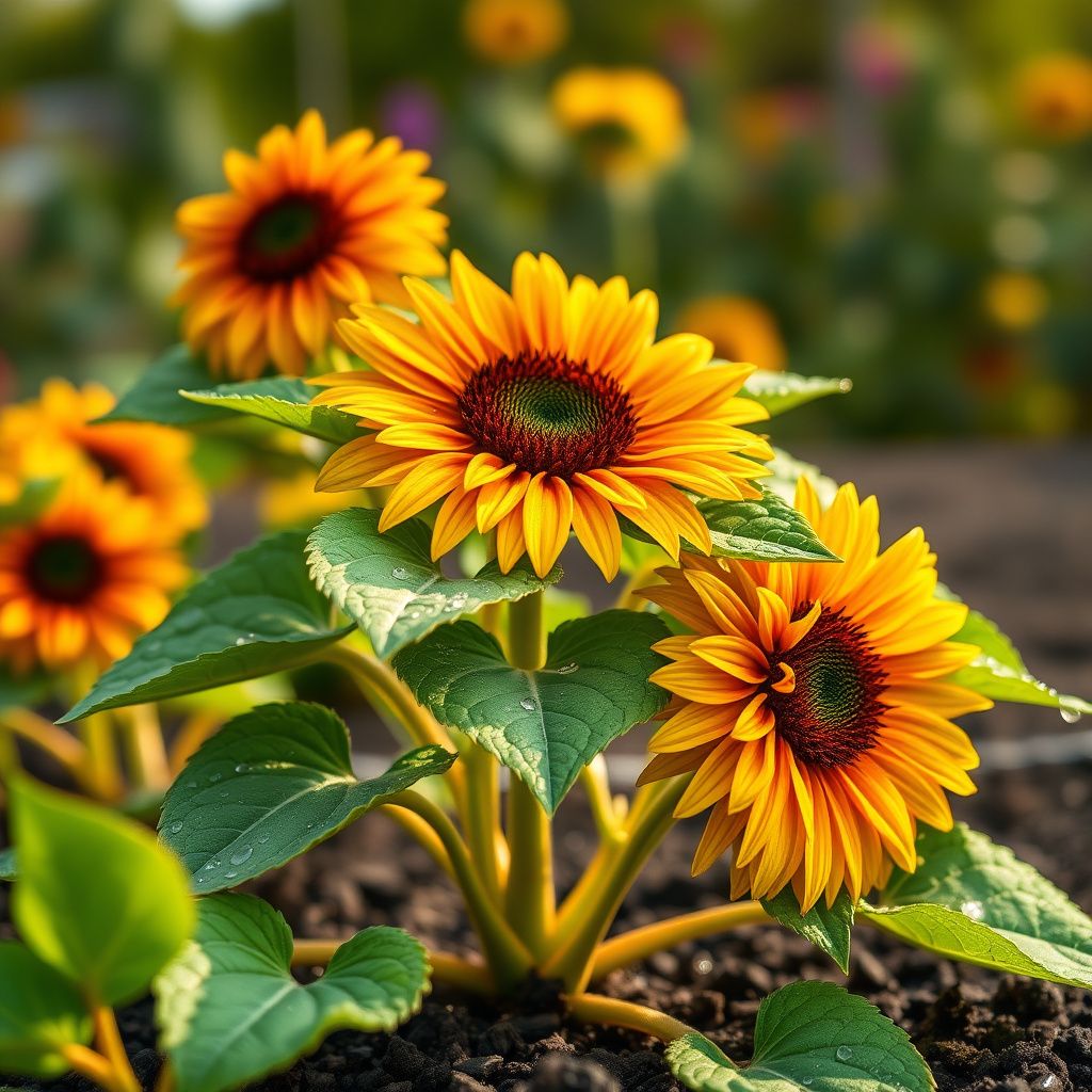 Mixed Blanket Sunflower Seeds for Planting - Vibrant Garden Blooms