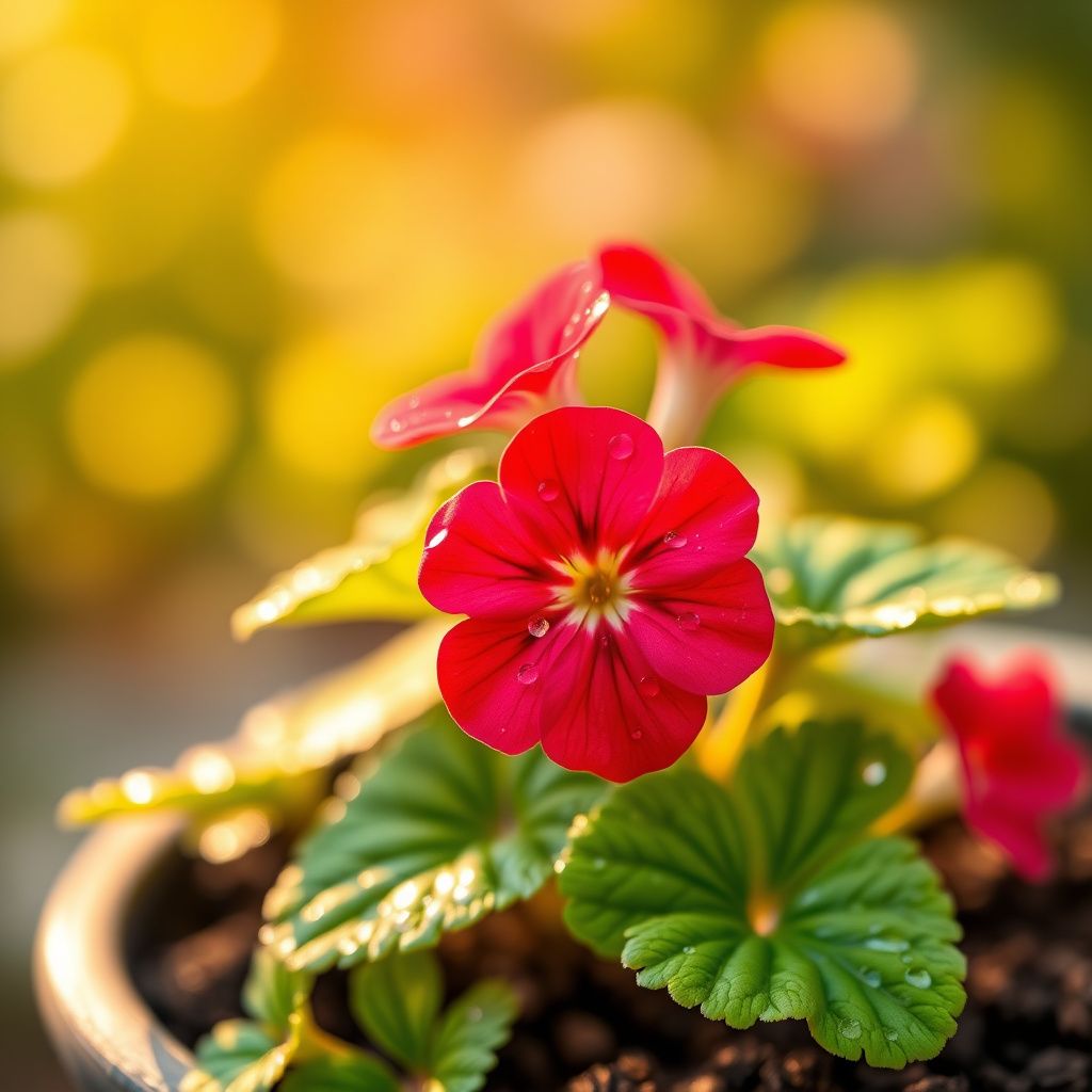 Mini Geranium Seeds for Planting Pelargonium Zonale flower bed container garden