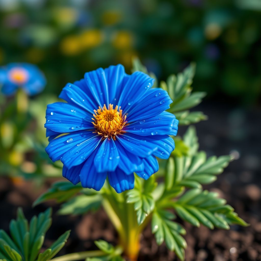 Beautiful Blue Marigold Flower Seeds for Your Home Garden