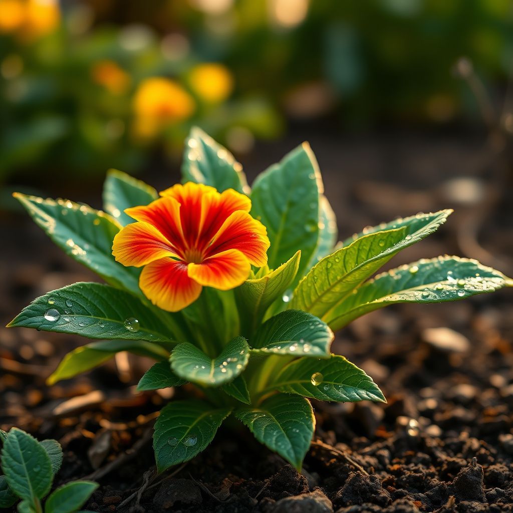 Yellow Red Ice Flower seeds for Planting - Hardy Variety, Heirloom & GMO Free Seeds for Home Garden