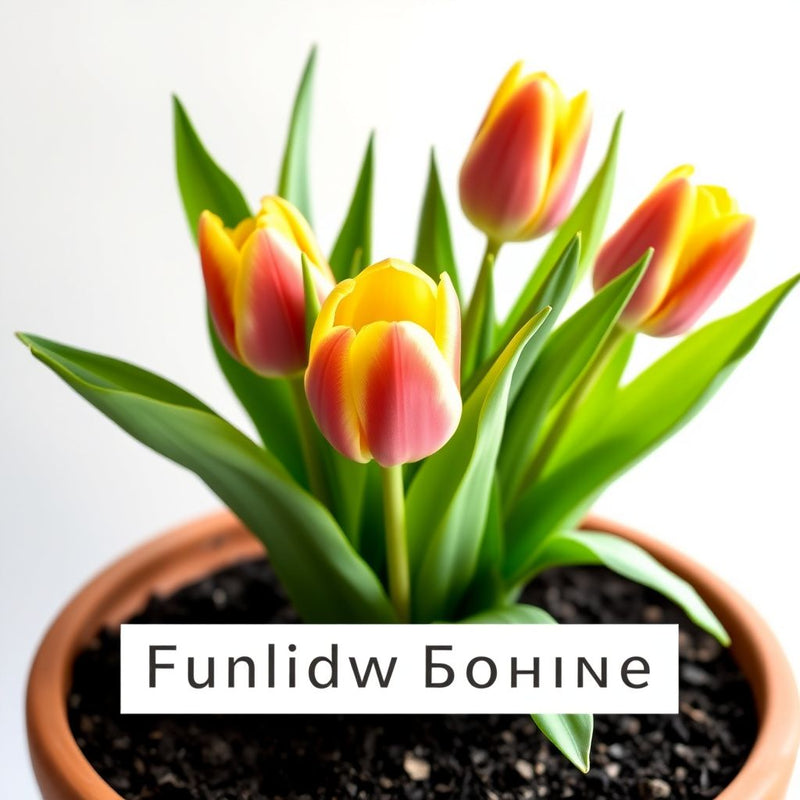 Yellow Pink Tulip Flower seeds for Planting - Premium Quality, Heirloom & GMO Free Seeds for Home Garden