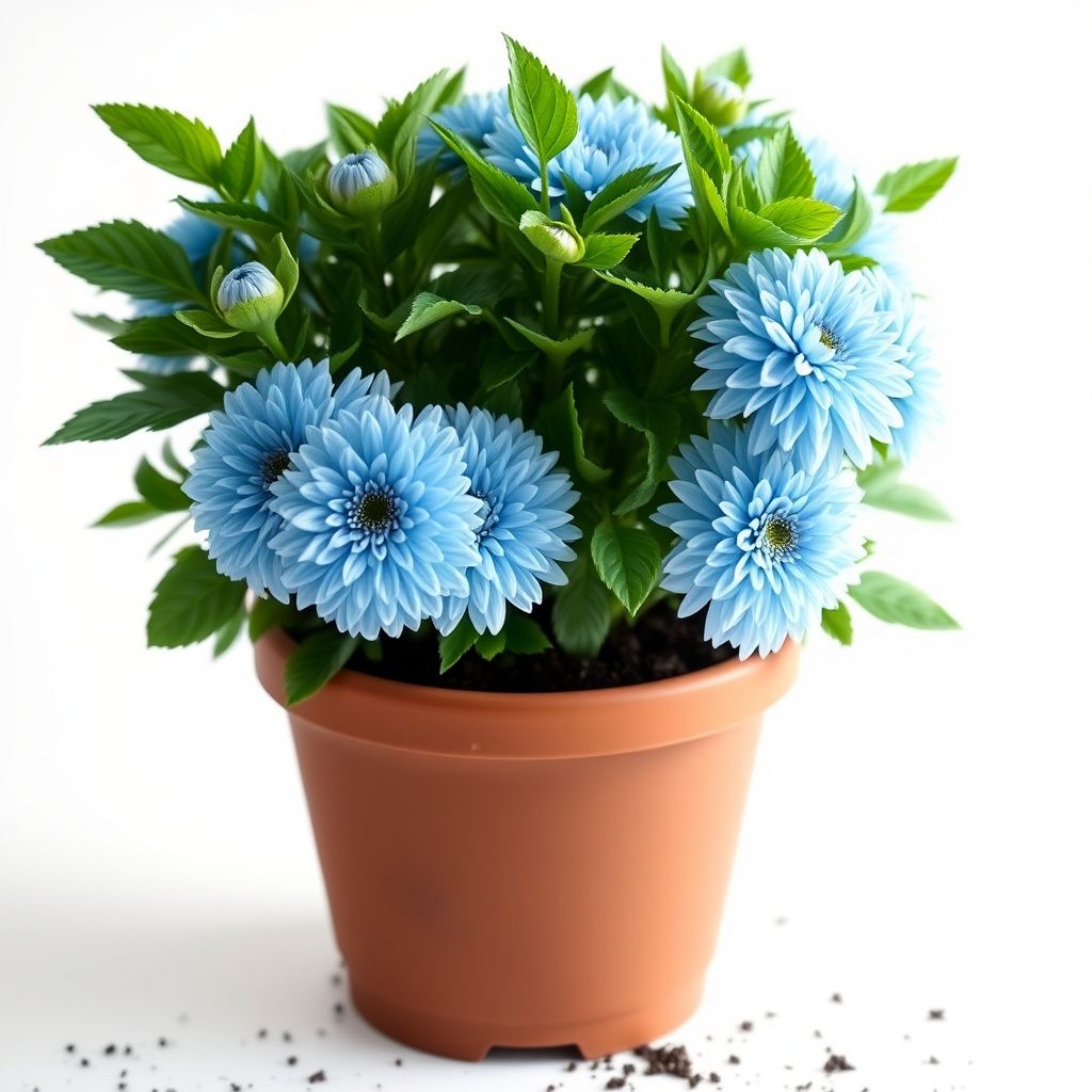 Sky Blue Chrysanthemum Flower seeds for Planting - Cottage Garden Essential, Heirloom & GMO Free Seeds for Home Garden