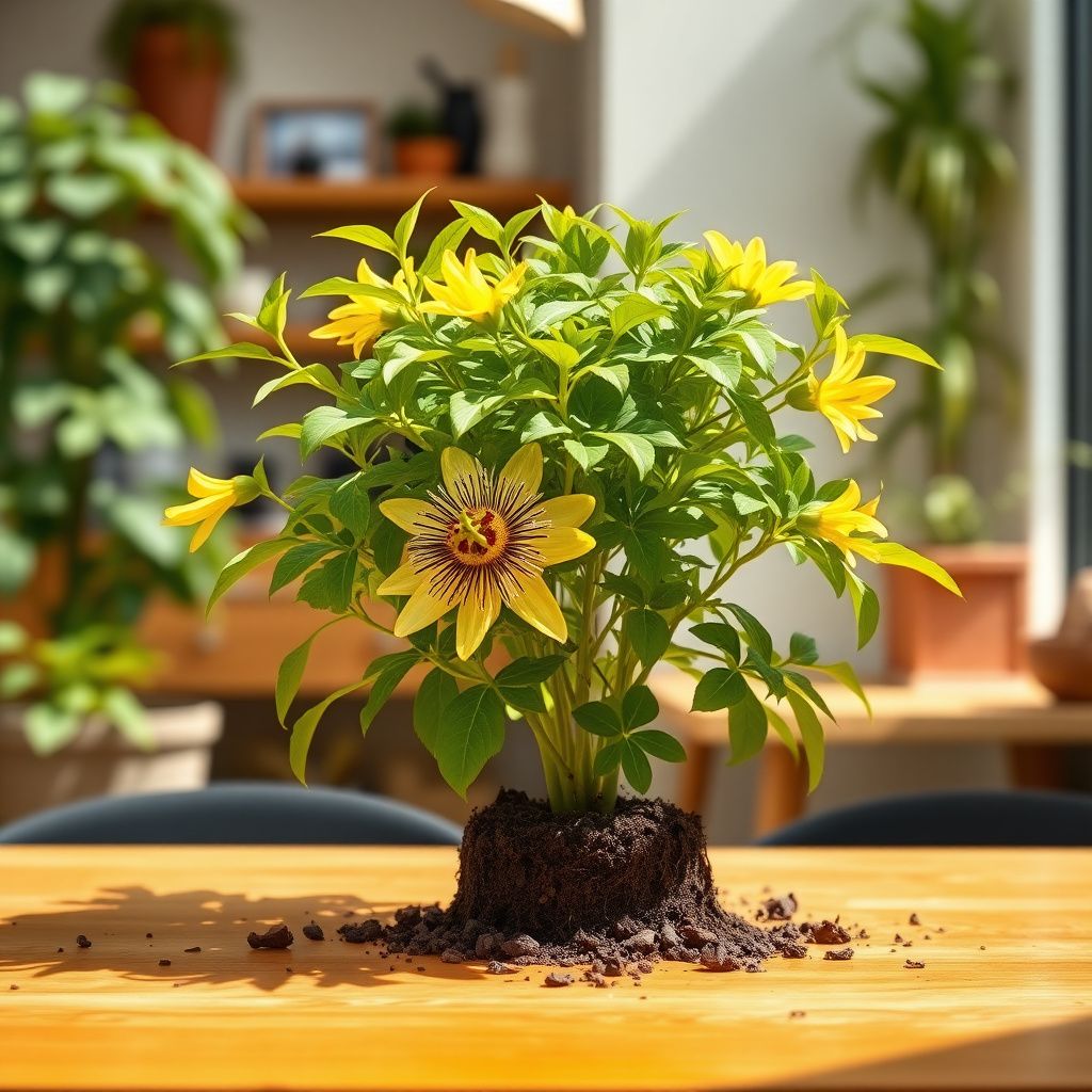 Yellow Passion Flower seeds for Planting - Perfect for Borders, Heirloom & GMO Free Seeds for Home Garden