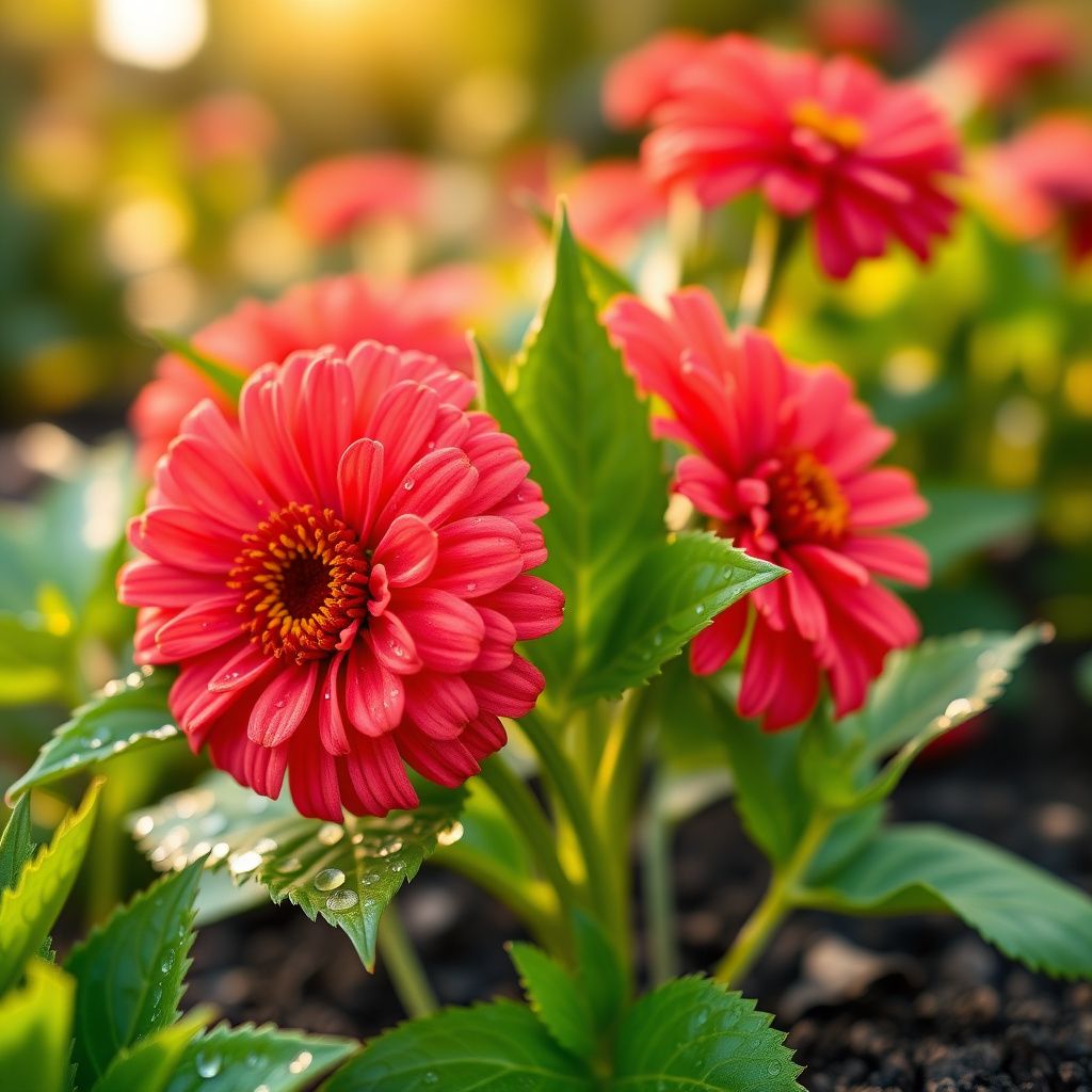 Zinnia Dreamland Coral Flower Seeds for Bright Coral Blooms