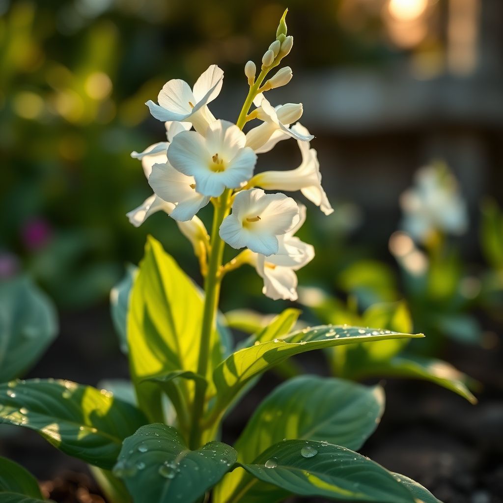 White Matthiola Flower Seeds - Fragrant Blooms for Planting
