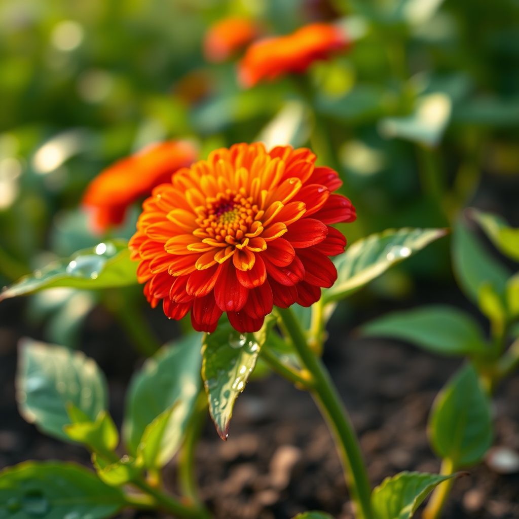 Zinnia Flower seeds for Planting - Seasonal Bloomer, Heirloom & GMO Free Seeds for Home Garden
