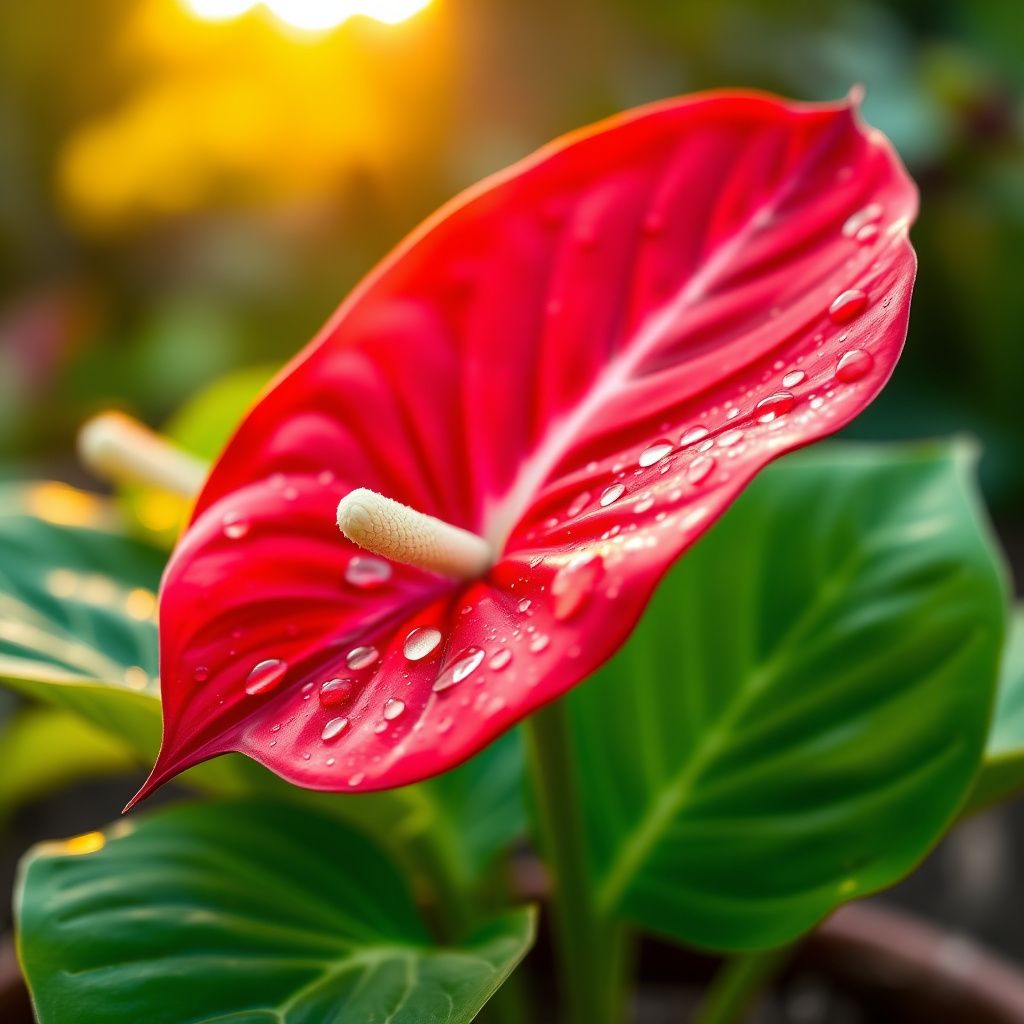 Anthurium flower seeds - Flower seeds for Planting - Easy to Grow, Heirloom & GMO Free Seeds for Home Garden