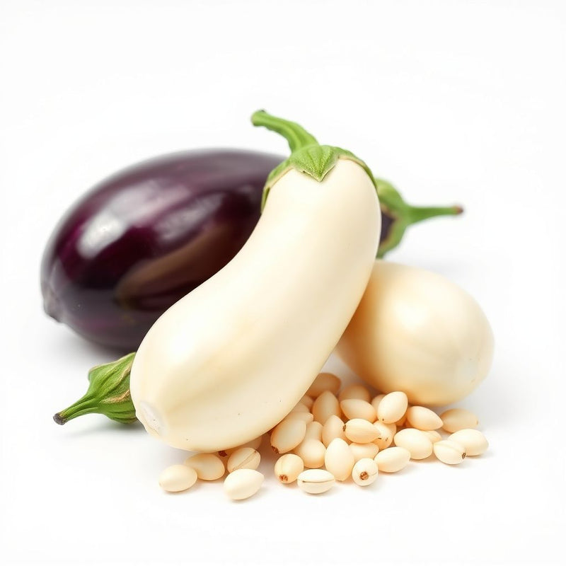 White Eggplant Seeds for Vegetable Planting