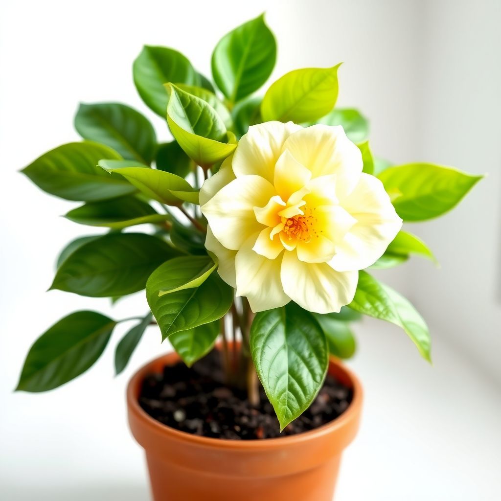 Yellow White Camellia Flower seeds for Planting - Perfect for Borders, Heirloom & GMO Free Seeds for Home Garden