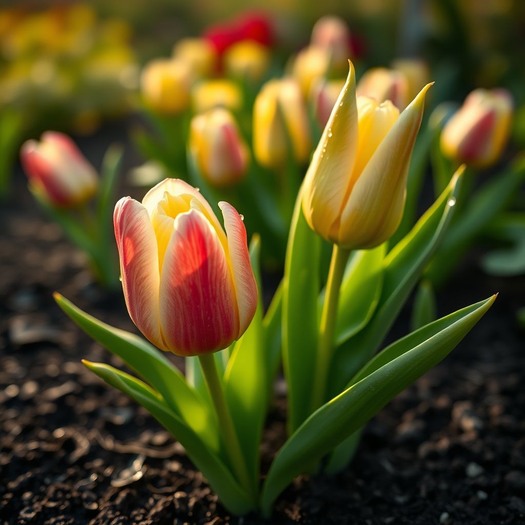 Yellow Pink Tulip Flower Seeds Sun Loving Heirloom & GMO Free Seeds for Home Garden
 
 Sale