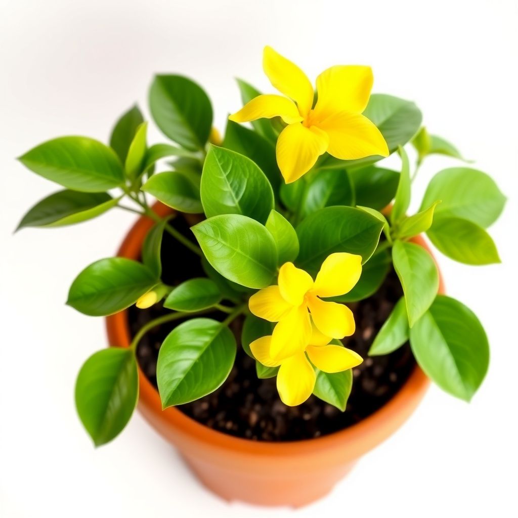 Yellow Jasminum Sambac Flower Seeds for Planting, Heirloom Non-GMO Organic Garden Seeds