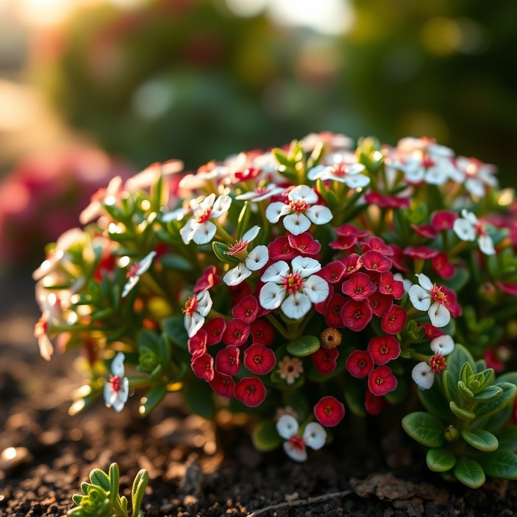 Iberis Red & White Mix Candytuft Seeds for Vibrant Garden Blooms