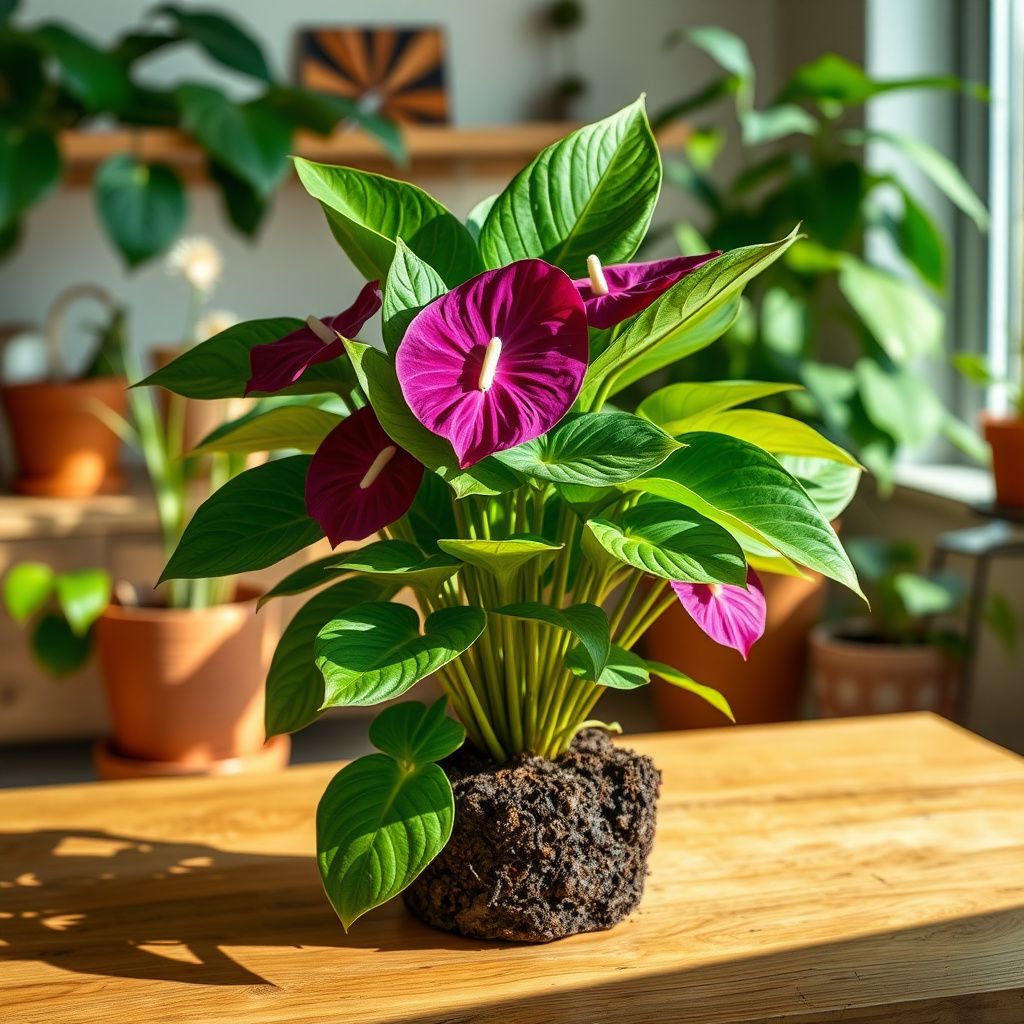 Anthurium Violet Perennial Flower Seeds for Planting