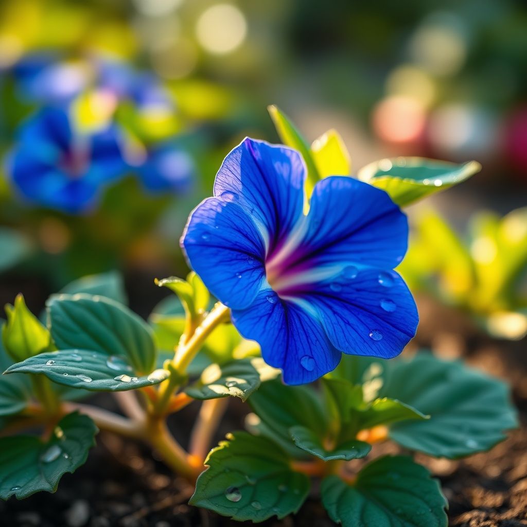 Blue Oblique Petunia Flower Seeds - Planting for Stunning Gardens