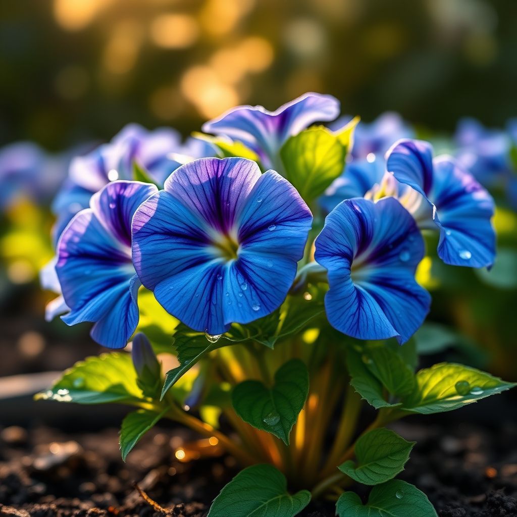 Sky Blue Petunia Flower Seeds Planting