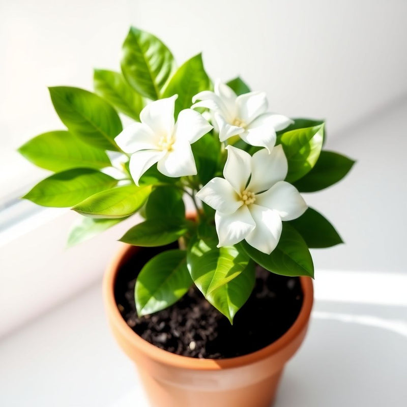 Green White Gardenia Flower seeds for Planting Sun Loving Heirloom & GMO Free Seeds for Home Garden
