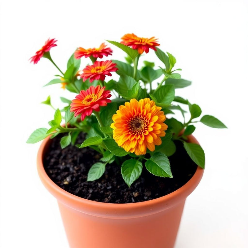 Zinnia Mix Elegans Semi Seeds for Planting flower bed