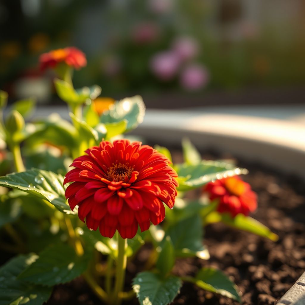 Zinnia Zinnia elegans Seeds for Planting in Flower Bed
