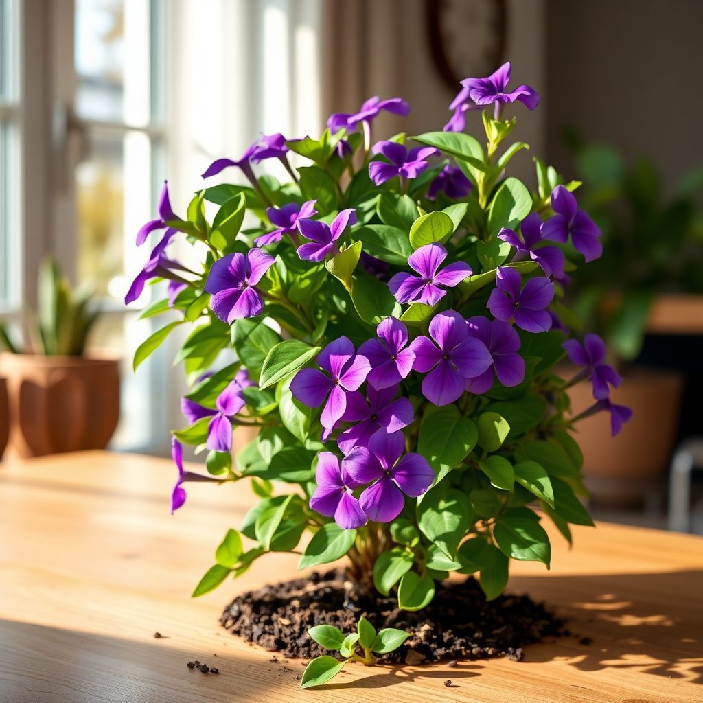 Violet Vinca Periwinkle Seeds for Planting - Beautiful Blooms