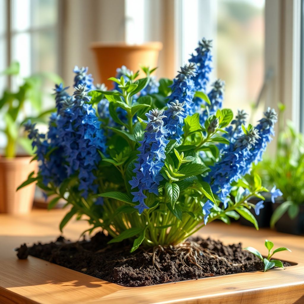 Blue Hyssopus Officinalis Flower seeds for Planting - Colorful Display, Heirloom & GMO Free Seeds for Home Garden