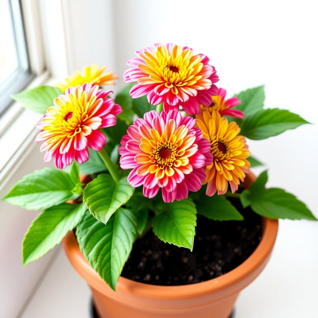 Pink Yellow Zinnia Flower seeds for Planting Bright Blooms Heirloom & GMO Free Seeds for Home Garden