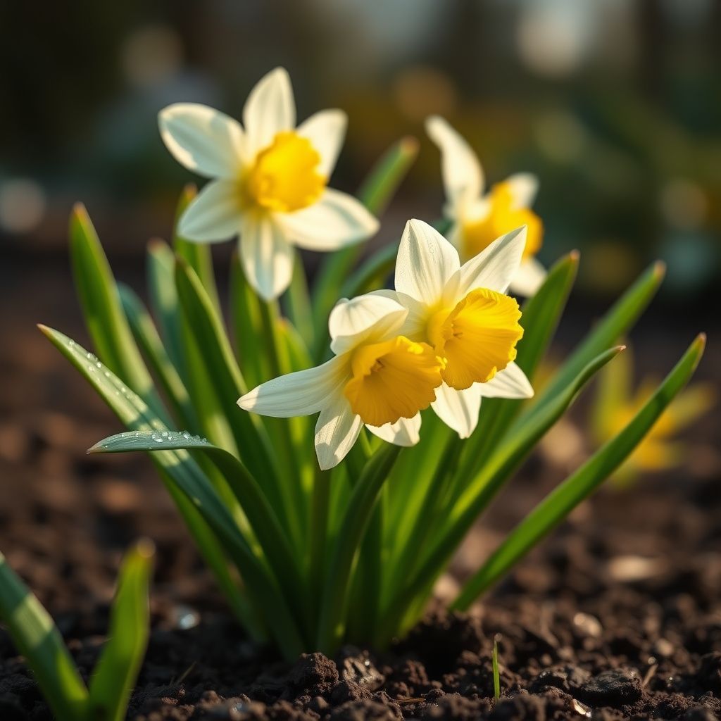 Double Narcissus Flower Seeds for Planting - White & Yellow Varieties