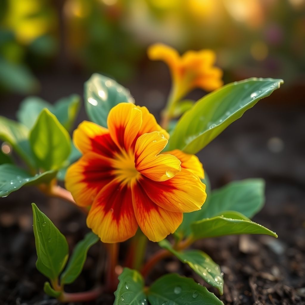 Yellow Red Aristata Flower seeds for Planting - Perfect for Borders, Heirloom & GMO Free Seeds for Home Garden