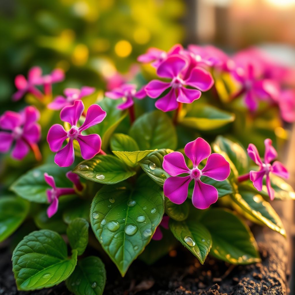 Pink Vinca Art Cypress Seeds or Creeper Flower seeds for Planting - Premium Quality, Heirloom & GMO Free Seeds for Home Garden
