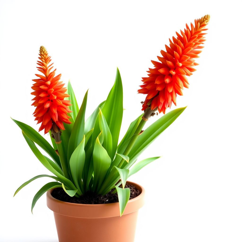 Red Hot Poker Flower Seeds for Planting Kniphofia Uvaria for Flower Borders