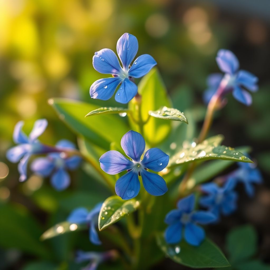Blue Petromarula Pinnata Flower seeds for Planting - Wildflower Mix, Heirloom & GMO Free Seeds for Home Garden