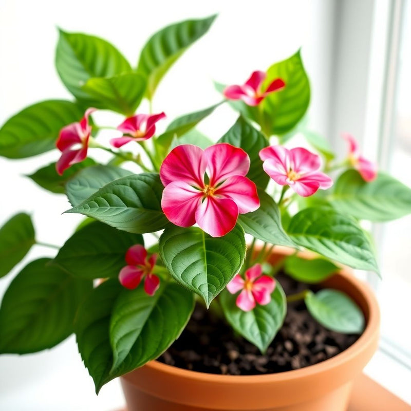 Impatiens Mix Flower Seeds for Planting - Vibrant Annual Flower Seeds for Shaded Gardens