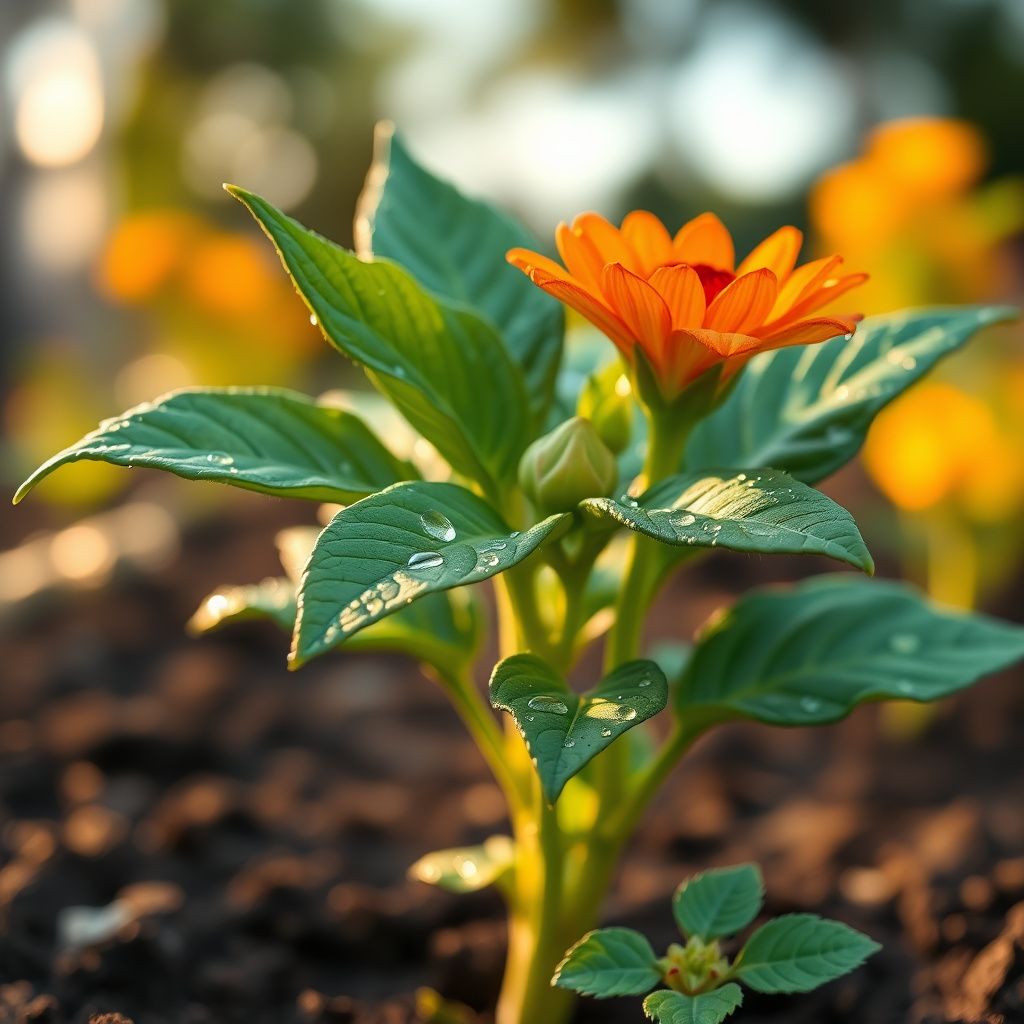 Orange Somnifera Flower seeds for Planting - Bright Blooms, Heirloom & GMO Free Seeds for Home Garden