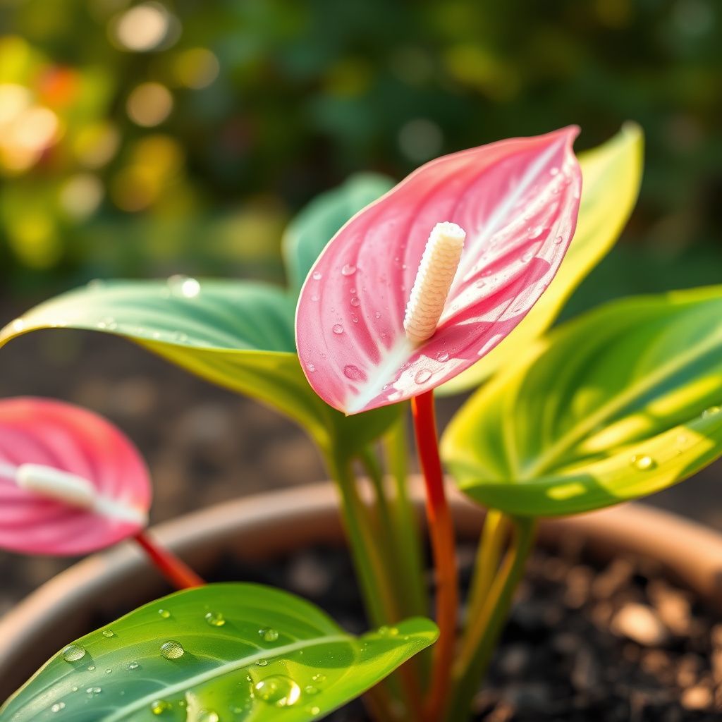 Anthurium Pink Flower Seeds for Planting - Soft Hue Blooms