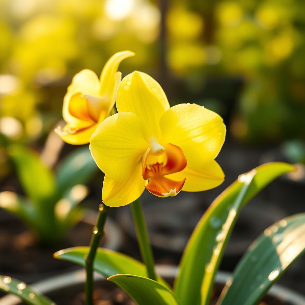 Yellow Phalaenopsis Orchid Flower seeds for Planting - Sun Loving, Heirloom & GMO Free Seeds for Home Garden