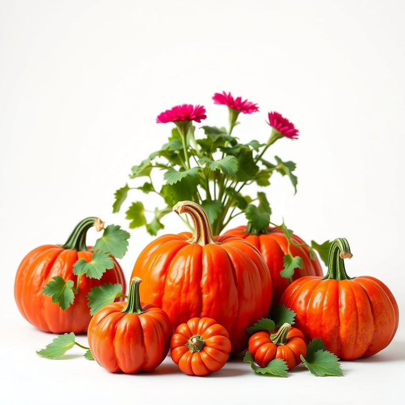 Red Pumpkin Planting Seeds Collection for Home Gardens