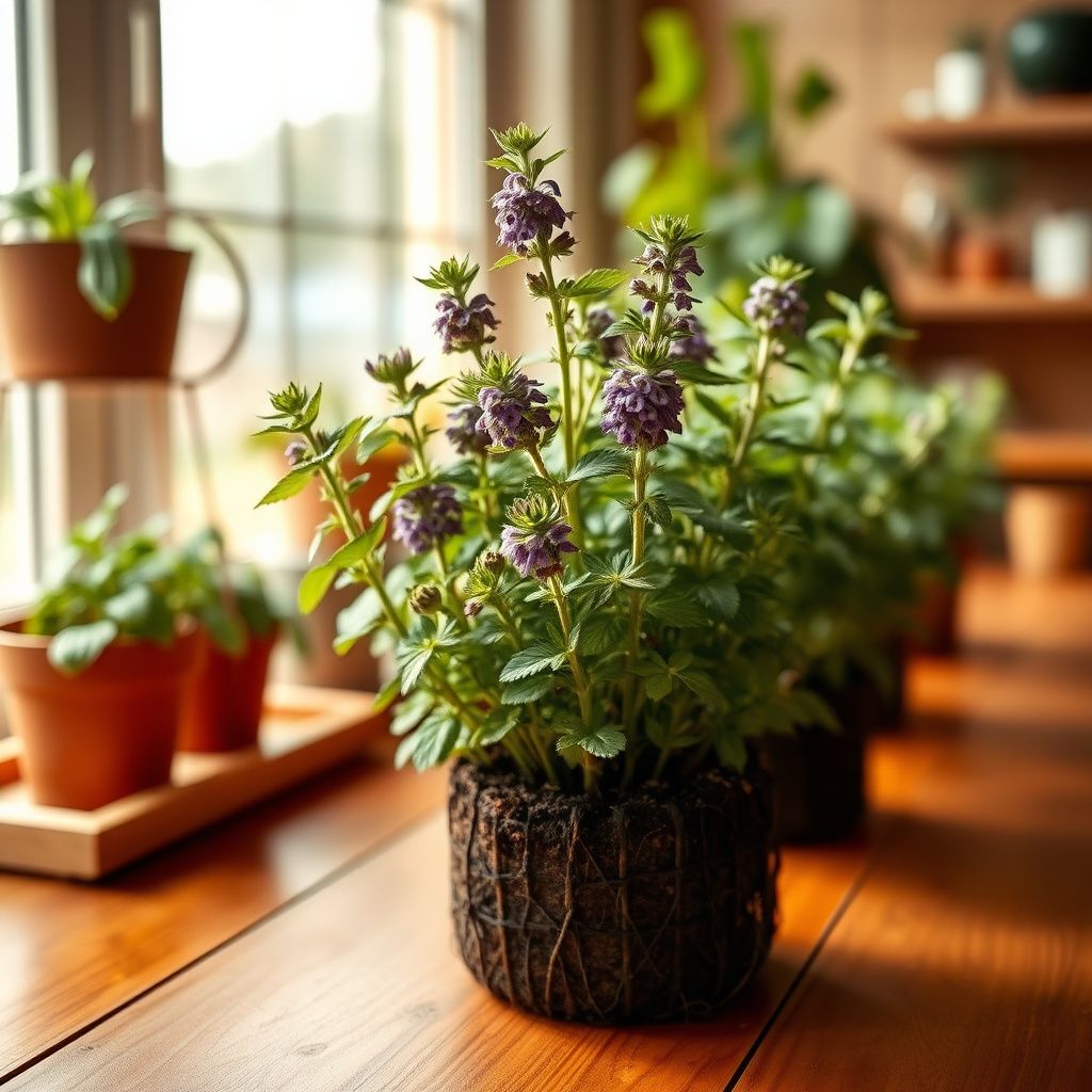 Catnip Nepeta Flower seeds for Planting Hardy Variety Heirloom & GMO Free Seeds for Home Garden 
 
 Sale