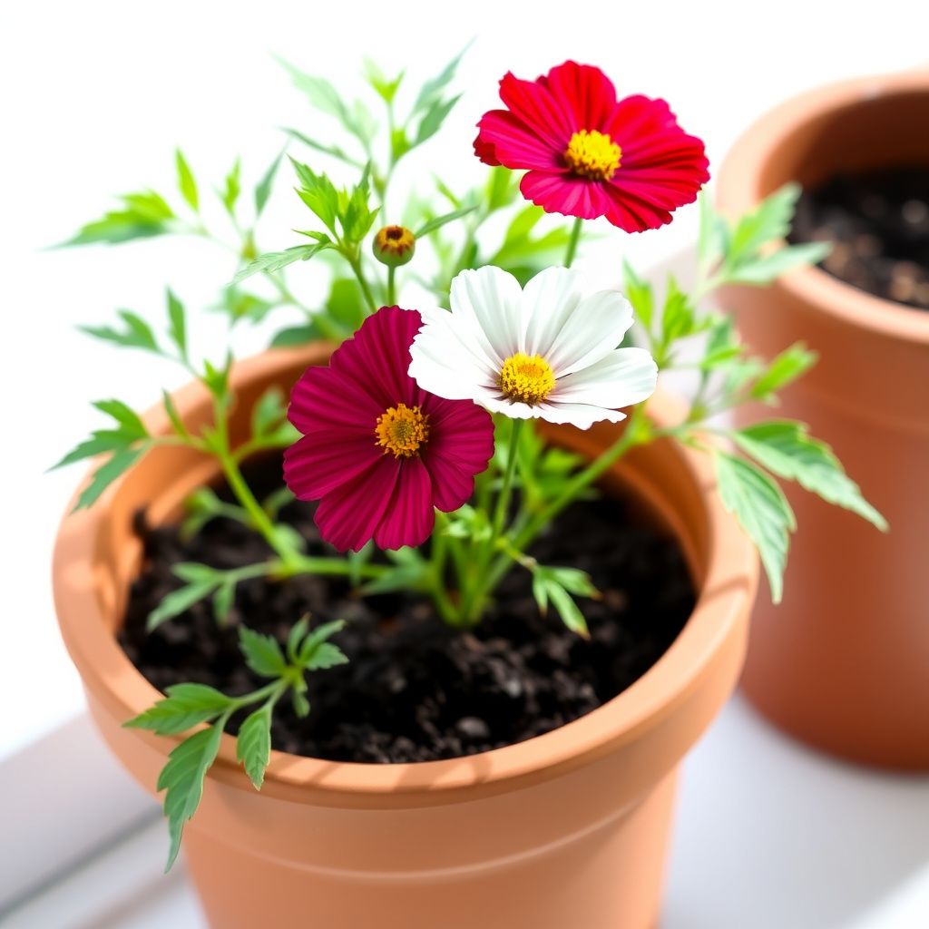Cosmos Bicolor Flower seeds for Planting Shade Tolerant Heirloom & GMO Free Seeds for Home Garden
