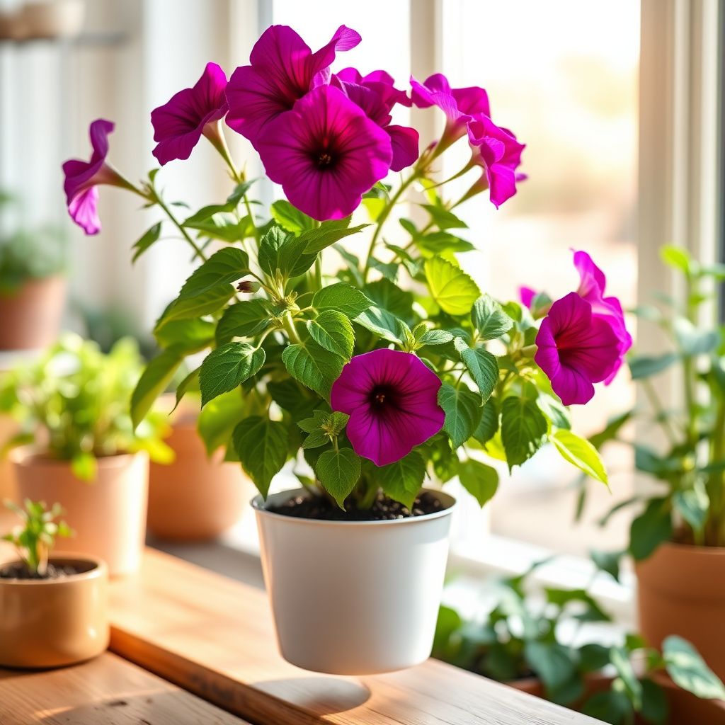 Double Petals Petunia Petunia spp. Seeds for Planting in Hanging Baskets