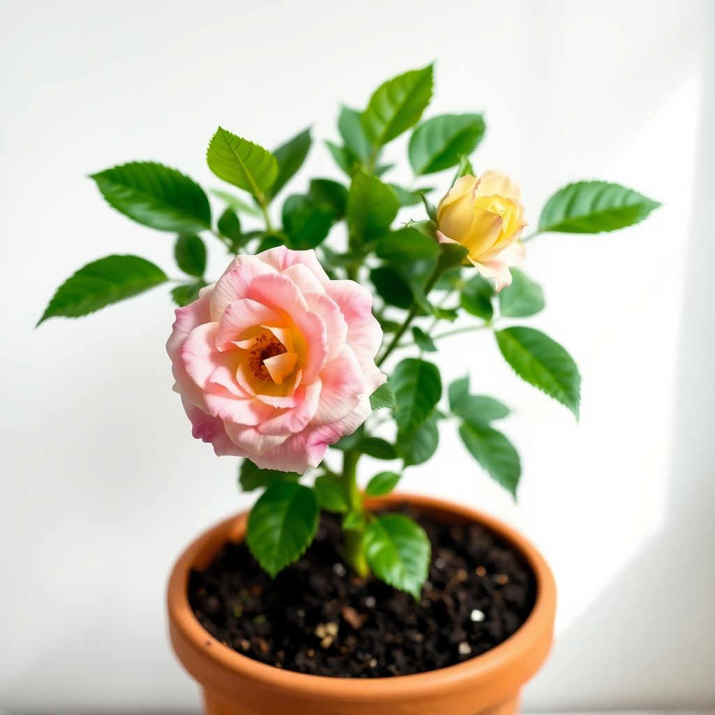 Yellow Pink Rose Flower seeds for Planting - Cottage Garden Essential, Heirloom & GMO Free Seeds for Home Garden