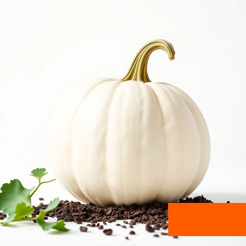 White Jarrahdale Pumpkin Planting Seeds for Home Gardens
