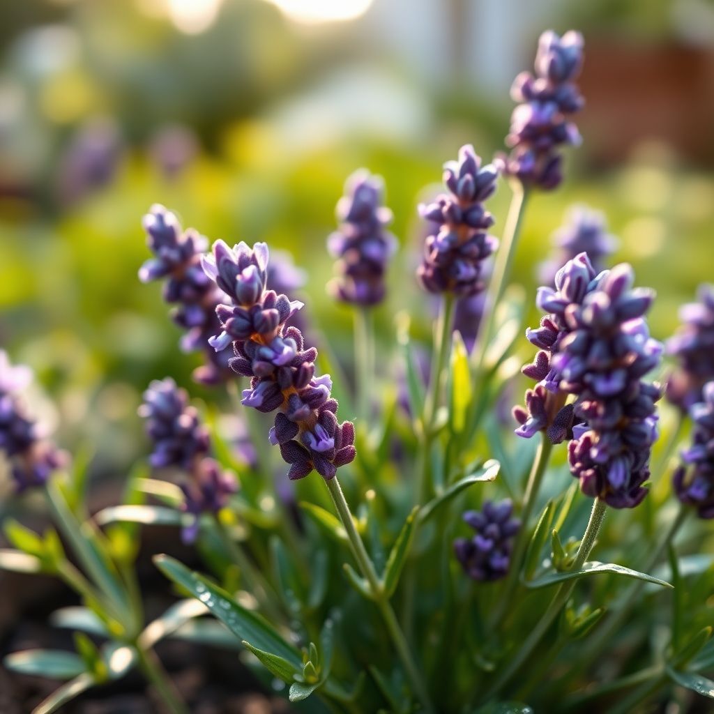 English Lavender Seeds for Home Garden Growing with Fragrant Purple Blooms