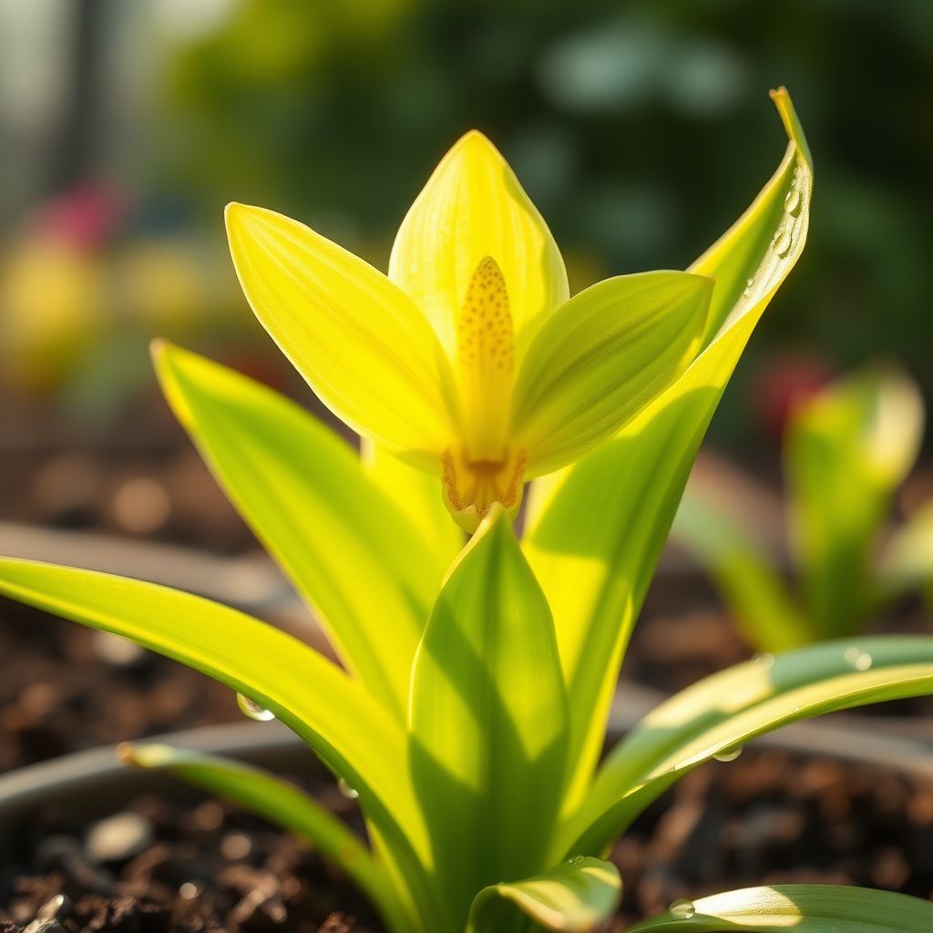 Green Dendrobium Flower seeds for Planting - Drought Tolerant, Heirloom & GMO Free Seeds for Home Garden