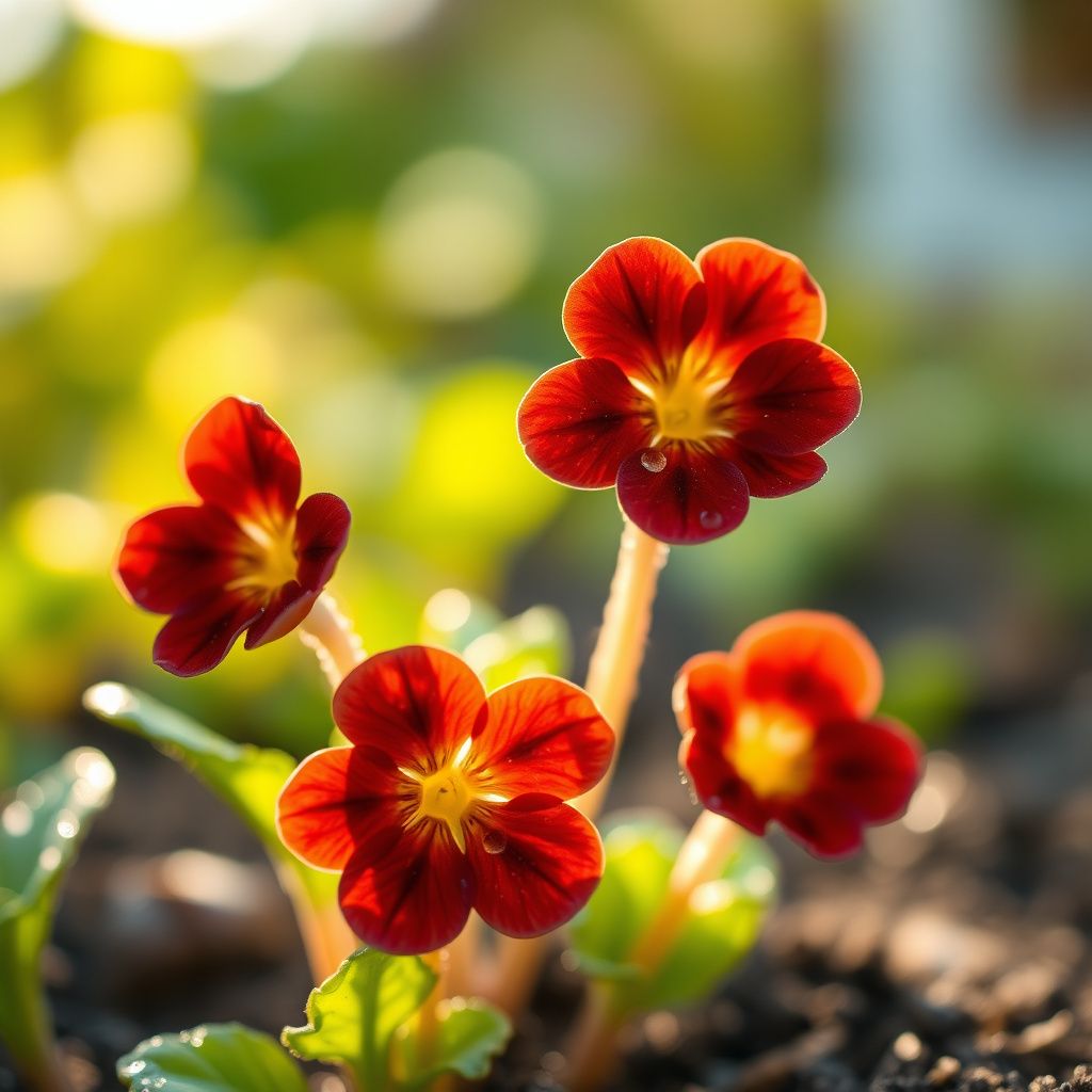 Brown Primula Auricula Flower Seeds for Planting