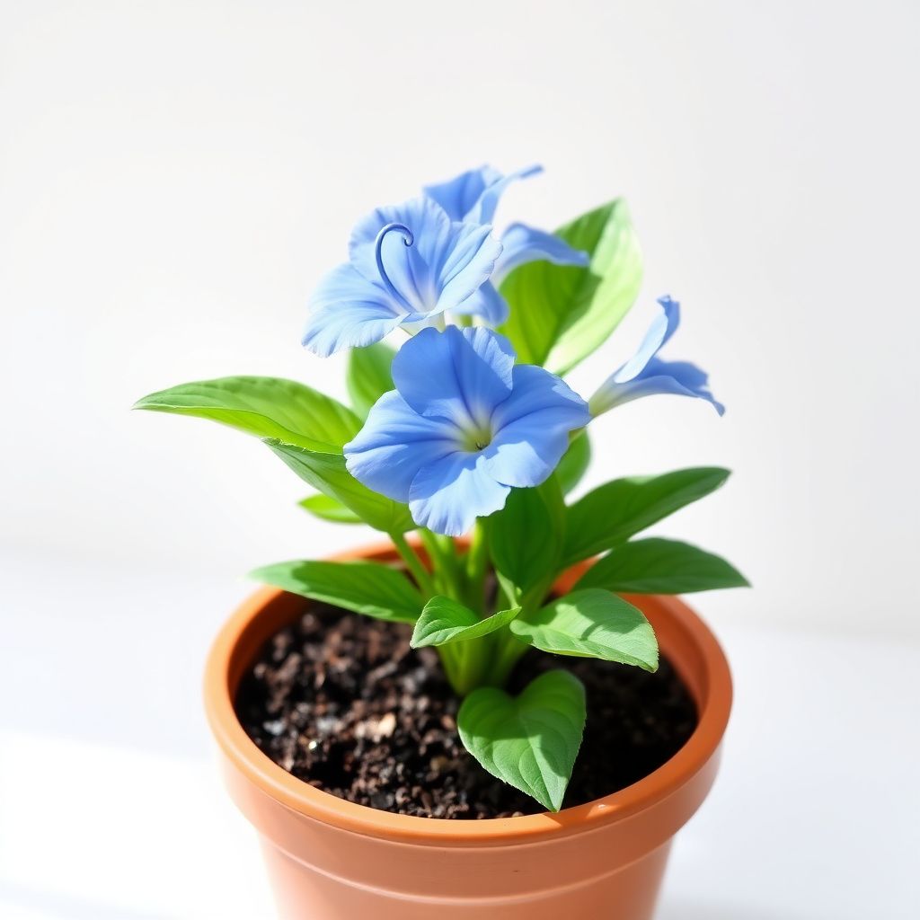 Blue Swan Flower seeds for Planting - Compact Growth, Heirloom & GMO Free Seeds for Home Garden