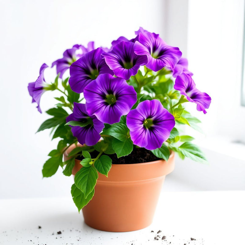 Multi-Flowered Double-Petal Petunia Seeds  Light Violet for Planting