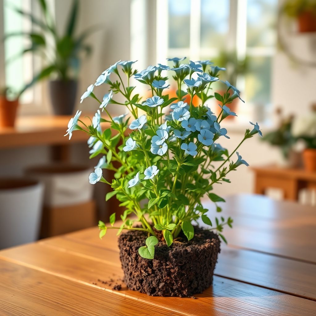 Baby-blue Eyes Seeds (Nemophila Menziesii) for Charming, Blue Blooms