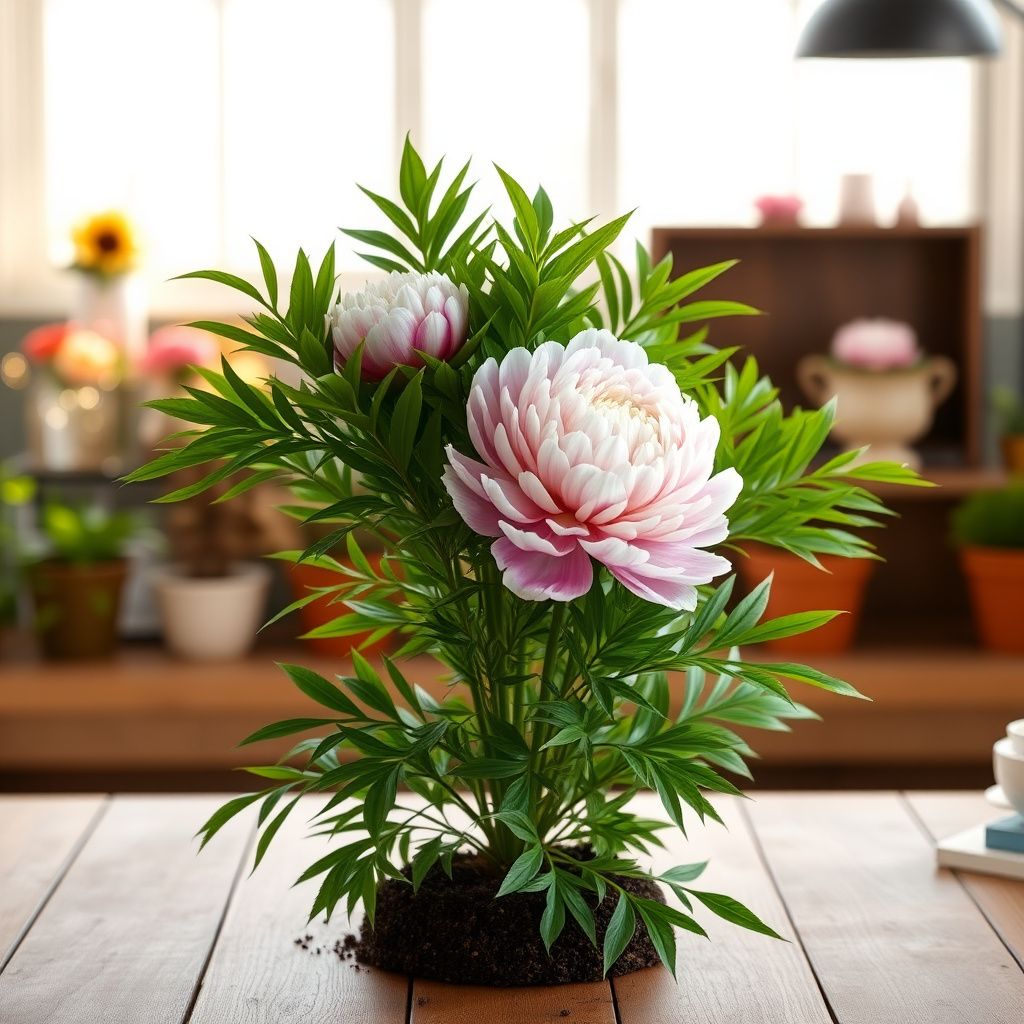 Double Flowering Fernleaf Peony Seeds for Planting - Premium Perennial Seeds