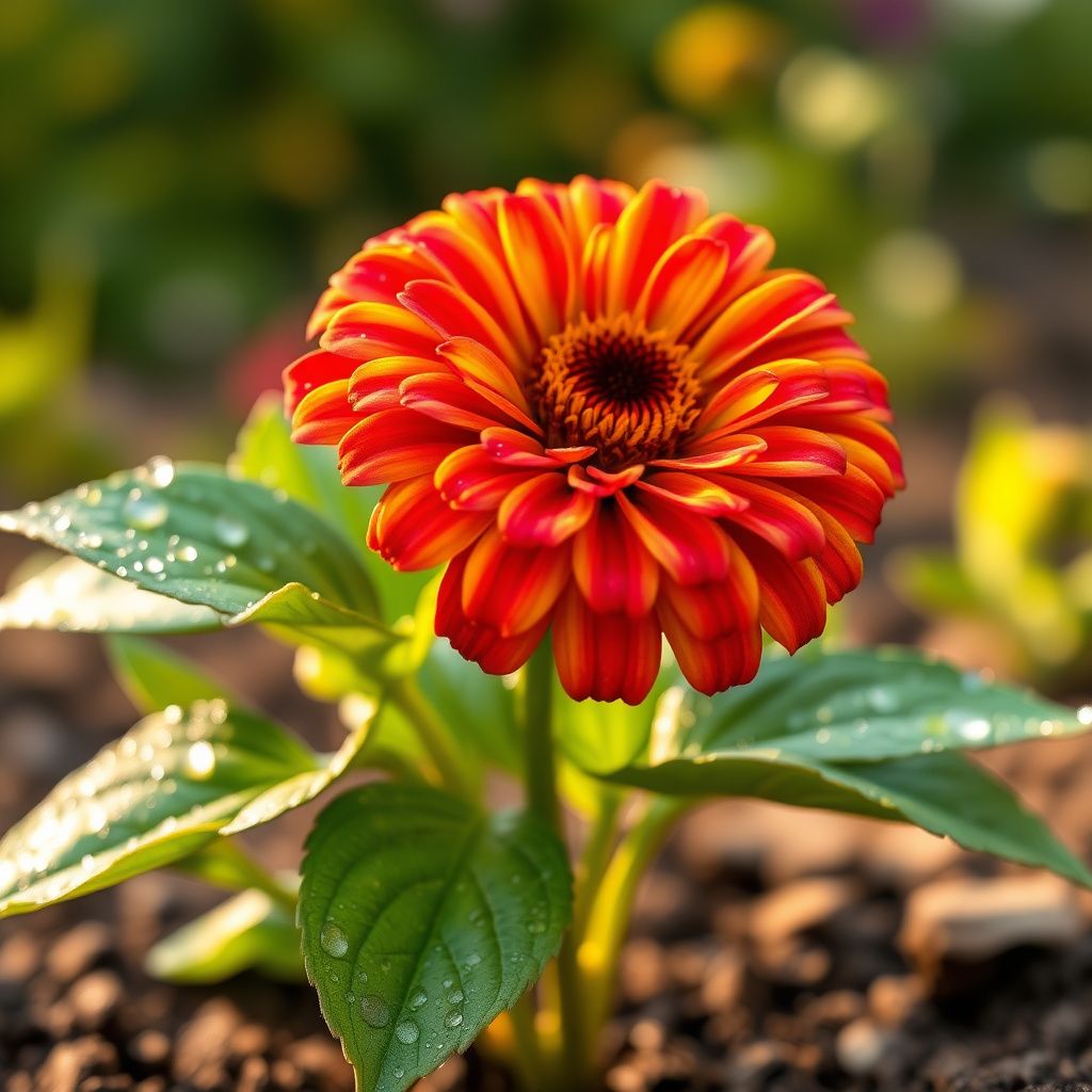MultiColor Zinnia Flower seeds for Planting Easy to Grow Heirloom & GMO Free Seeds for Home Garden