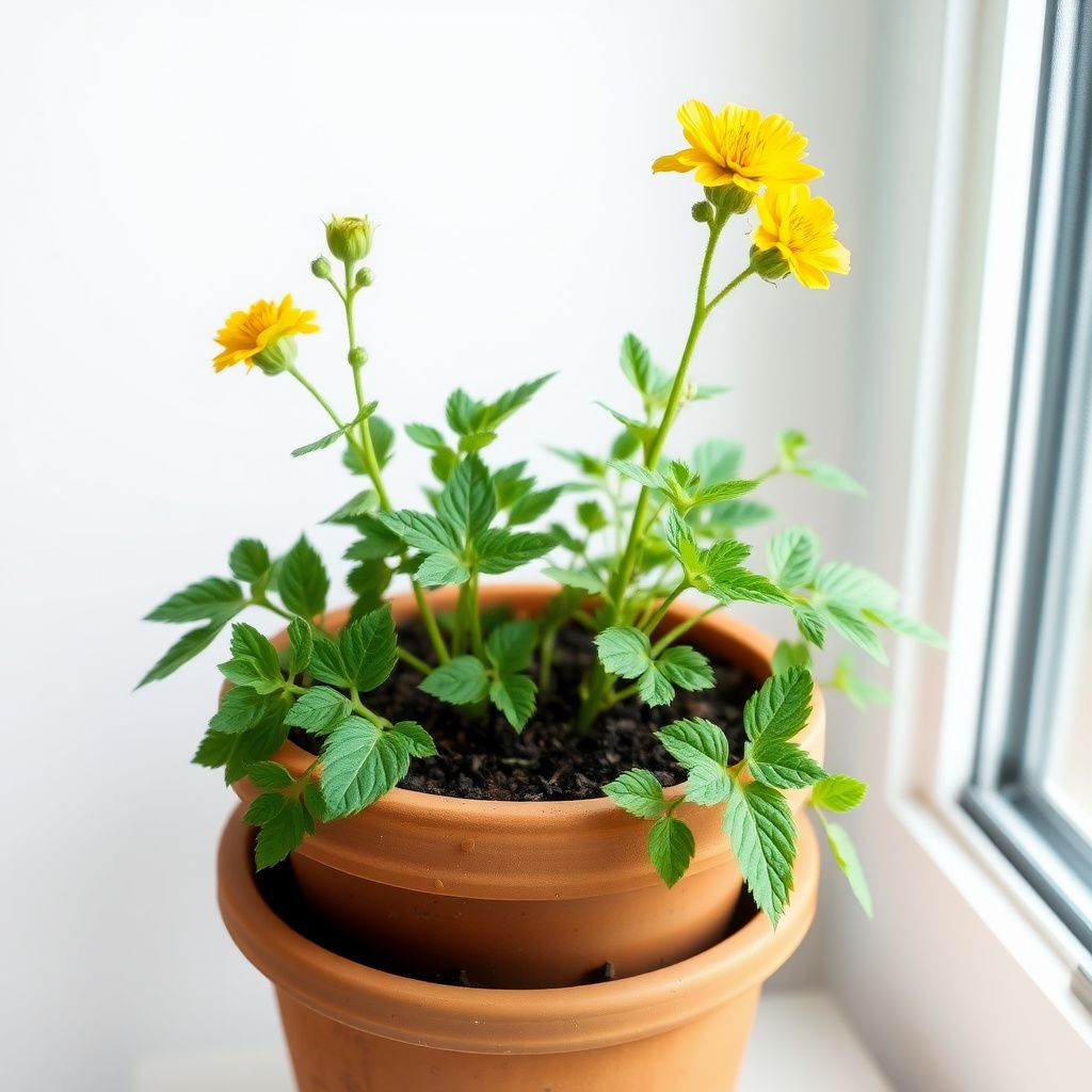Yellow Rattle Flower Seeds for Planting